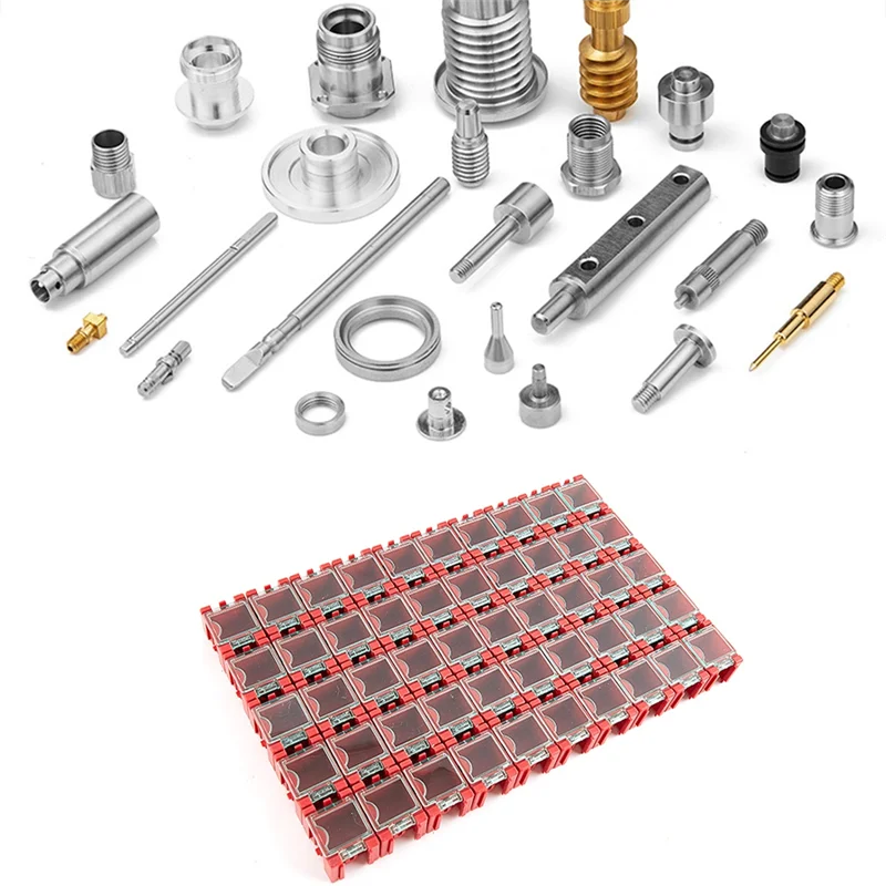 

IALJ-SMD SMT Electronic Component Container Mini Storage Boxes Kit For Electronic Components Electronic Components Storage Box R