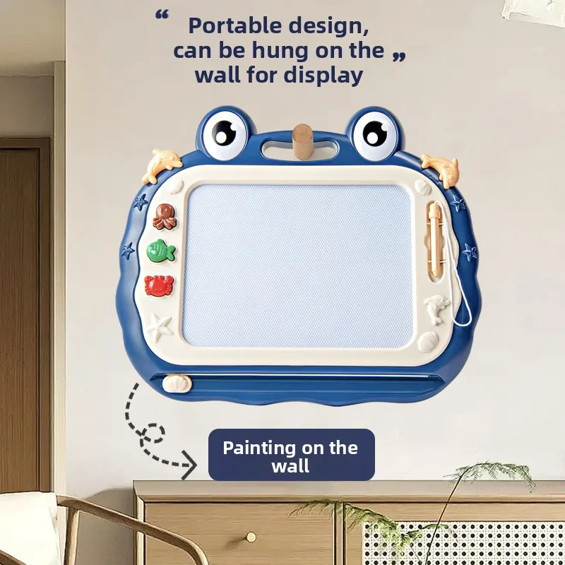 لوحة رسم كرتونية للأطفال، لوحة كتابة قابلة للمسح، لوحة خربش مغناطيسية، لعبة أطفال مونتيسوري تطور الإبداع