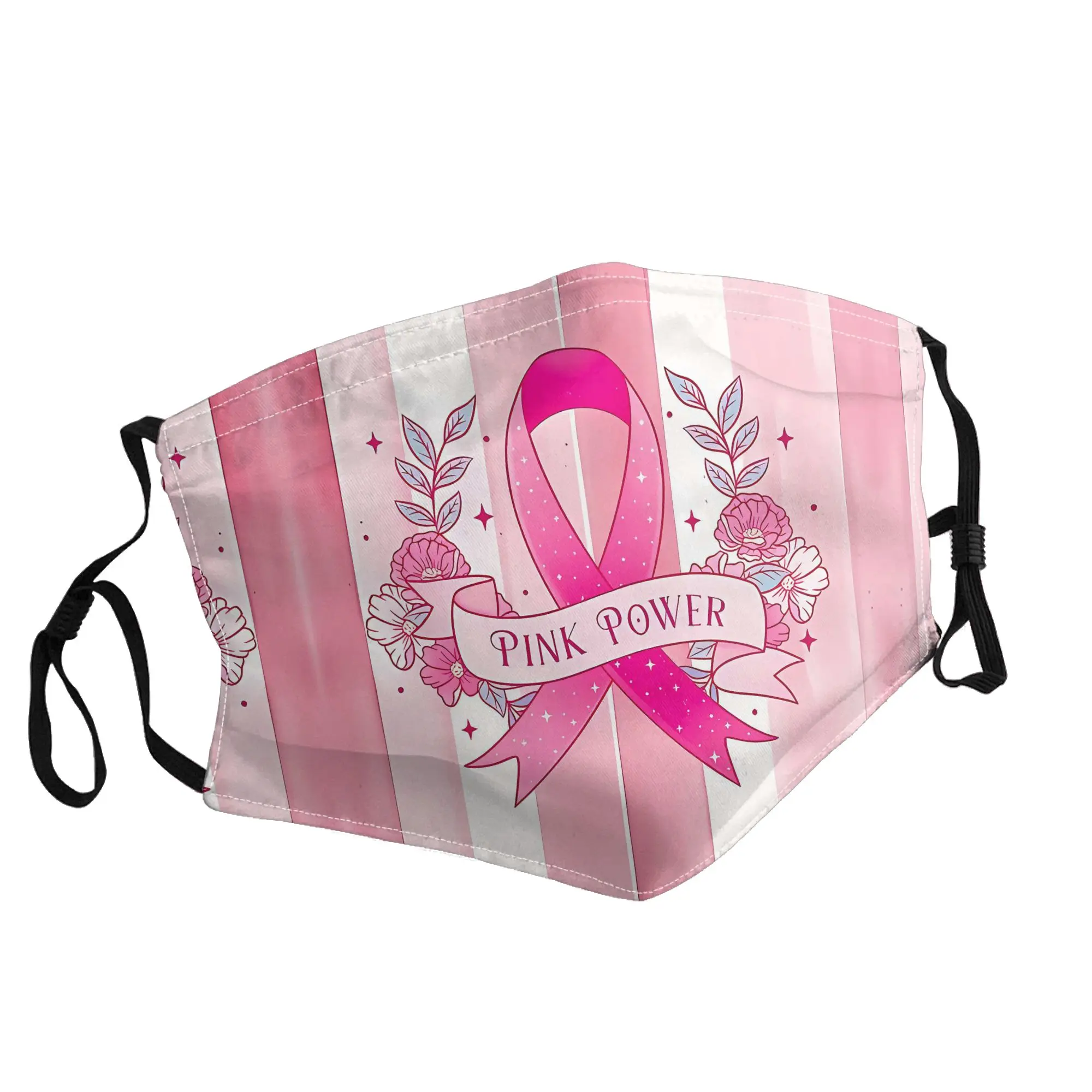 

Маска для предотвращения рака молочной железы с розовой лентой, унисекс, для активного отдыха, модная, с принтом