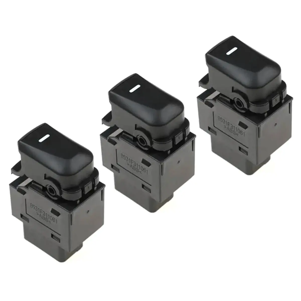 Compatible 3pcs/Set 935802S000 Passenger Window Control Switch Button for Ix35 Ix 2009-2015 935812S000