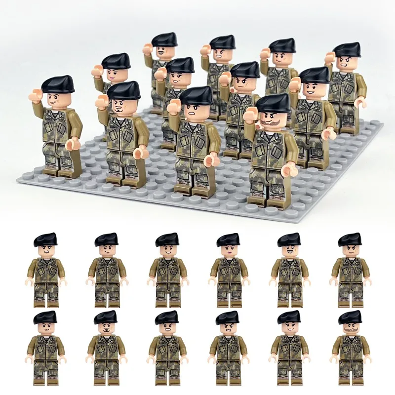 Air Assault Division 8107 Militärjägerflugzeug, Minifiguren, Zeichentrickfiguren, Geburtstagsgeschenke, Lernspielzeug. – Detail 3
