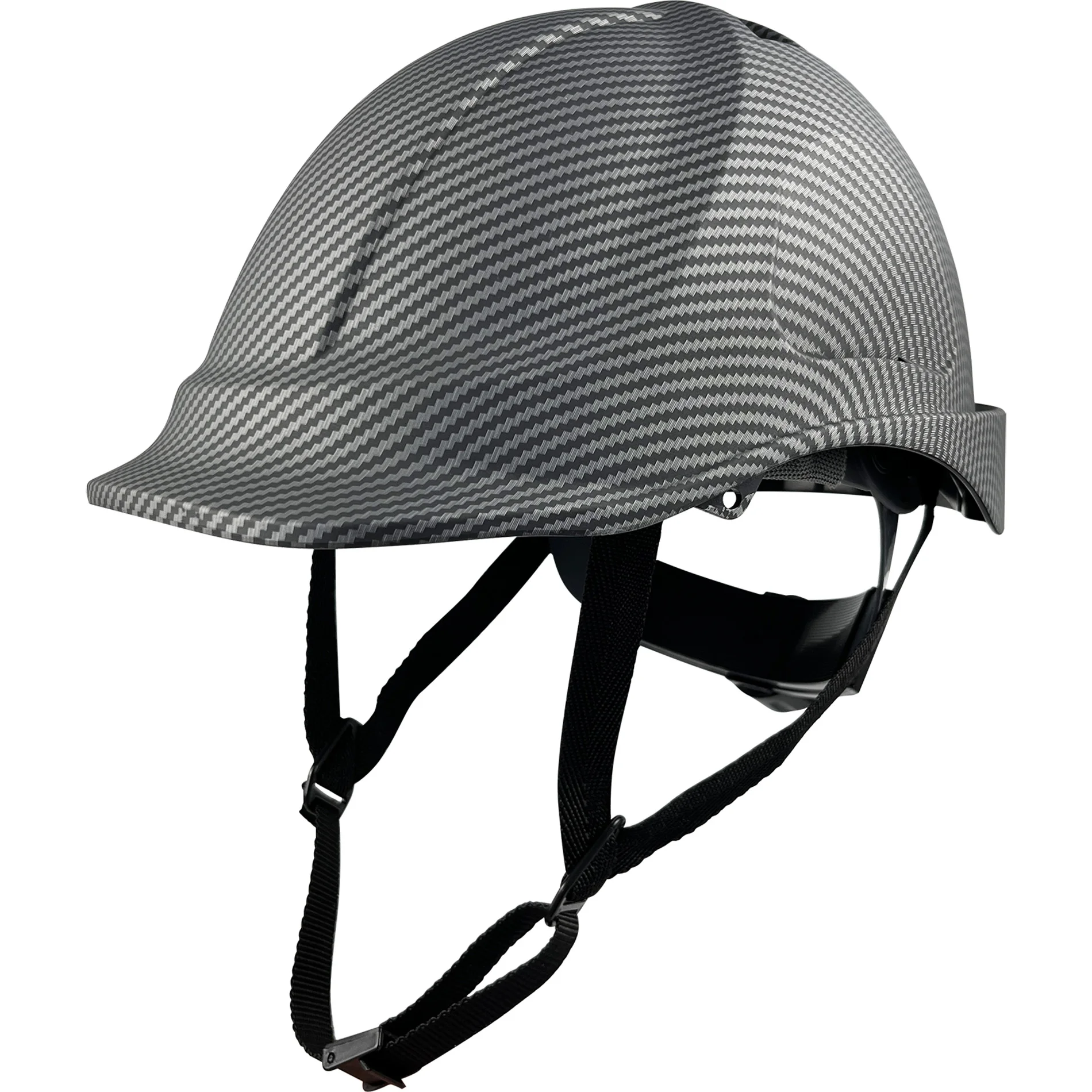 Carbon Fiber Pattern Industrial Work Safety Helmet Anti Noise Engirneer Construction CE EN397 Hard Hat ABS Shell