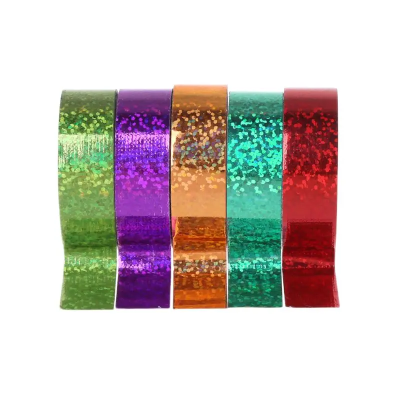 Rhythmic Gymnastics Decor Glitter Tape Hoops Sticker Color Waterproof DIY Scrapbooking Sticker