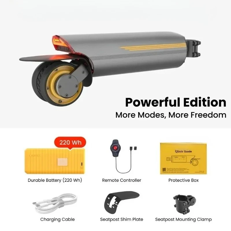 LIVALL PikaBoost 2 500W E-Bike Conversion Kit 32km/h Max Speed 70km Mileage Universal Bicycle Electric Retrofit Set