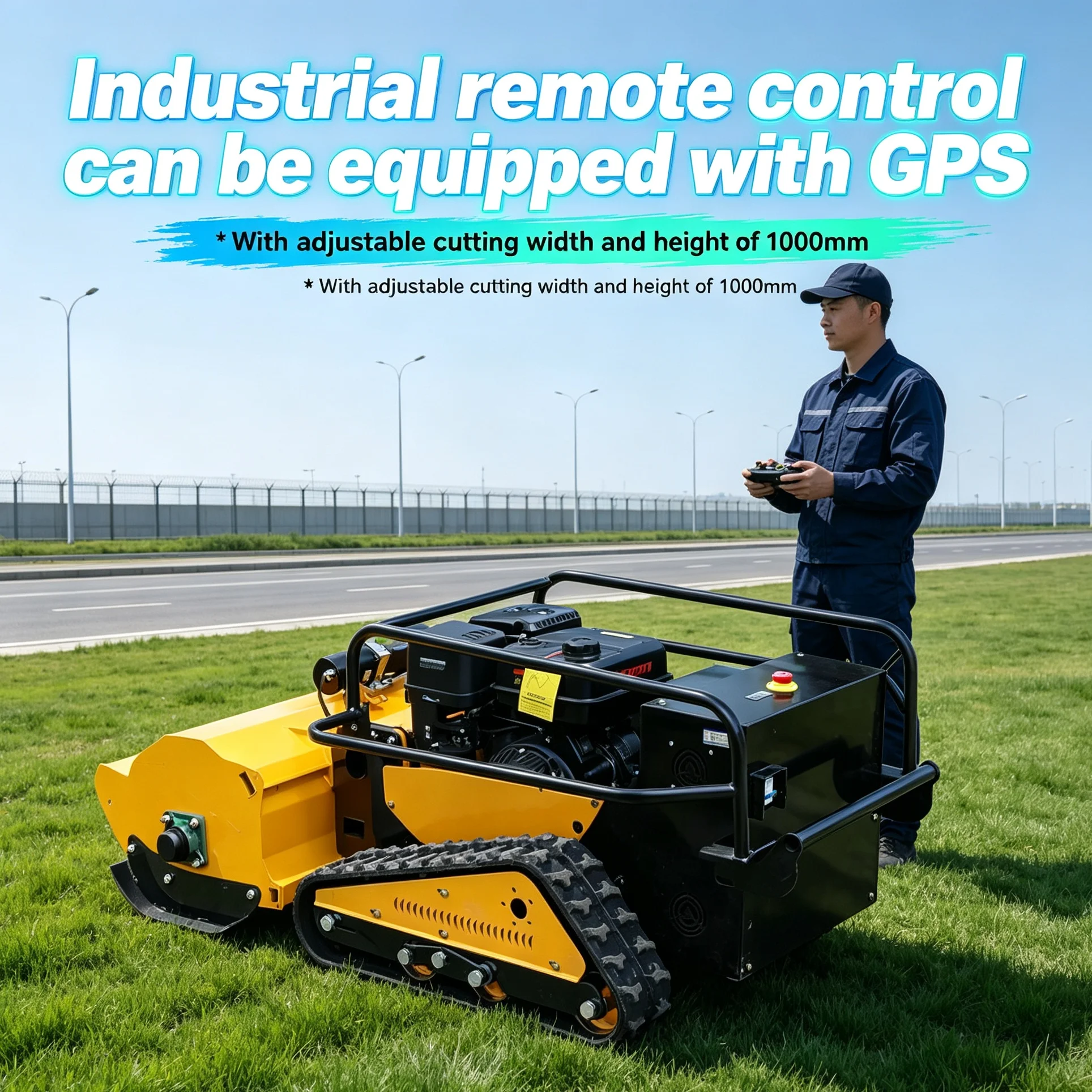 Customized Wireless 4-stroke Lawn Mower cooperates with Wireless Self-propelled Lawn Mower structure to move freely on complex