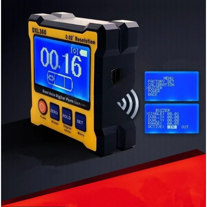 DXL360 Dual Axis Level Measure Box Digital Protractor Inclinometer
