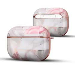 Case for AirPods Pro case rigid Earphone diamond marble luxury airpods Protector Cover plating Accessories for AirPods Pro Cases