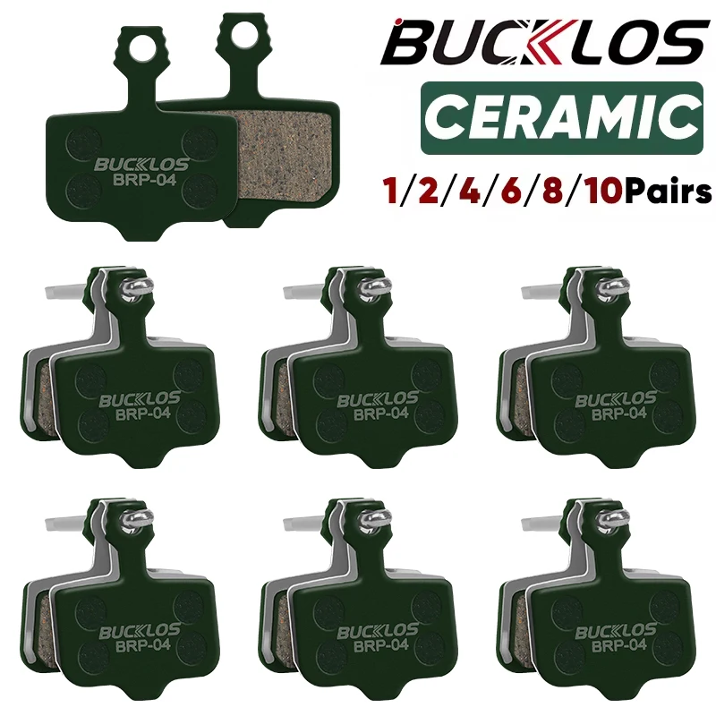 BUCKLOS Ceramic Hydarulic Disc Brake Pads For SRAM AVID ELIXIR 1/2/4/6/8/10Pair MTB Brake Pad Wear-resistant Disc Brake Pads