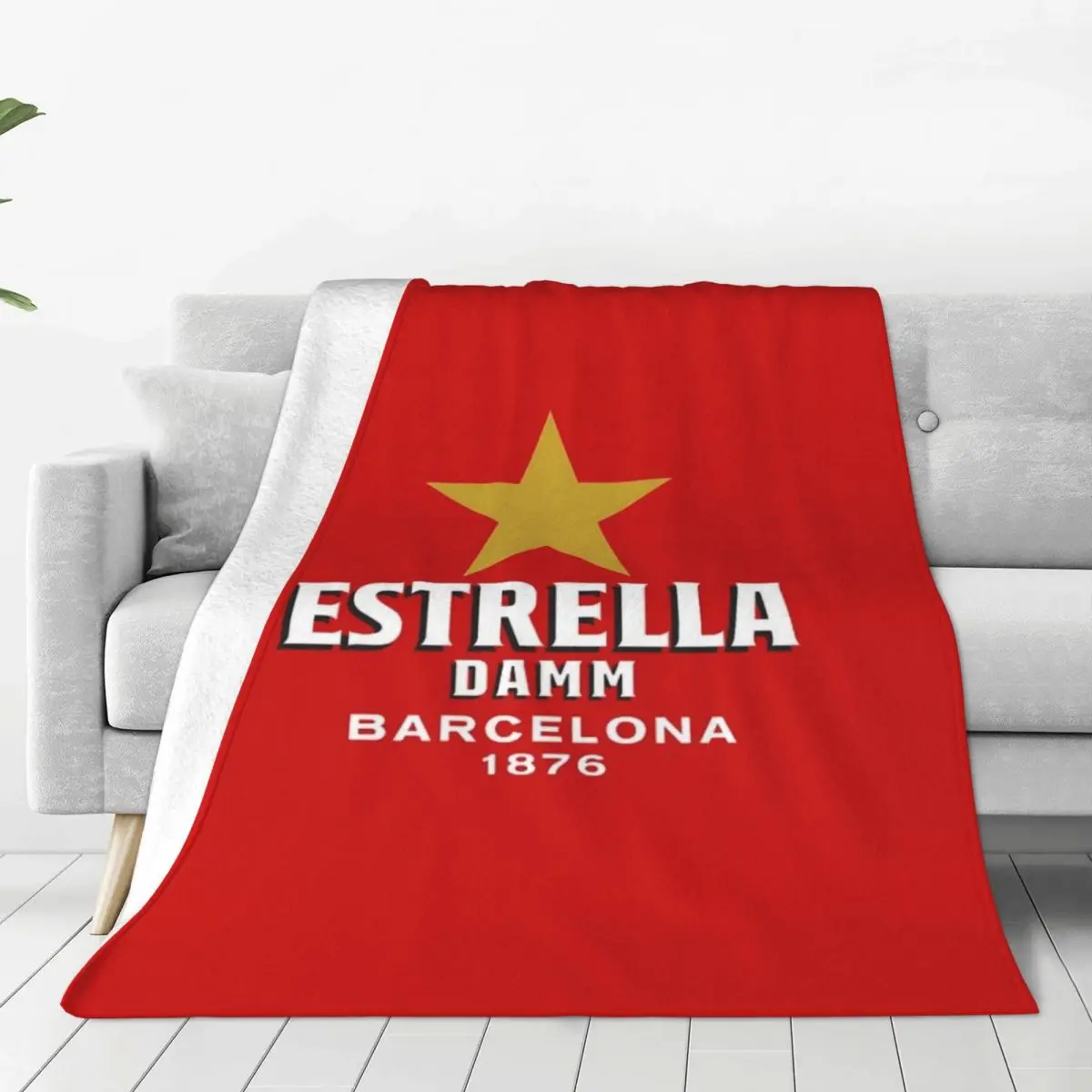 Estrella Damm Beer Four Seasons Universal Blanket Office Can Be Covered Halloween Gifts