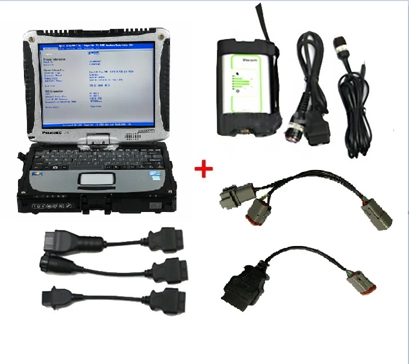 Vo-com Penta Vo-dia Diagnostic Tool Penta Marine Engine Industrial Engine Truck Diagnostic Tool Plus CF19 Laptop