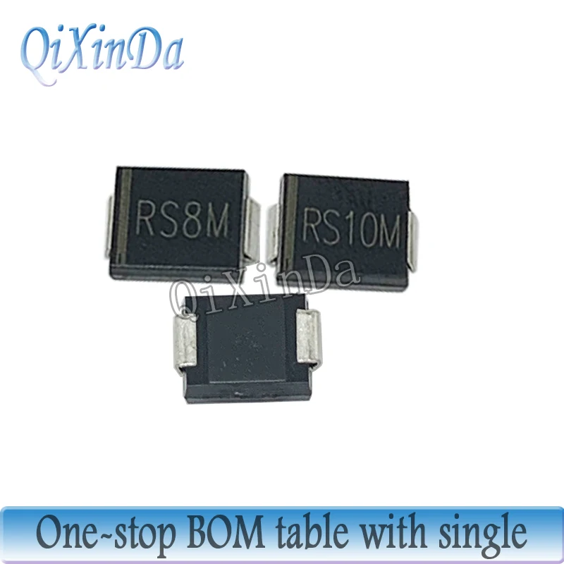 20PCS RS8MC RS10MC ES8JC ES10JC US8MC US10MC DO-214AB US8M US10M ES8J ES10J RS8M RS10M SMC New Fast Recovery Diode