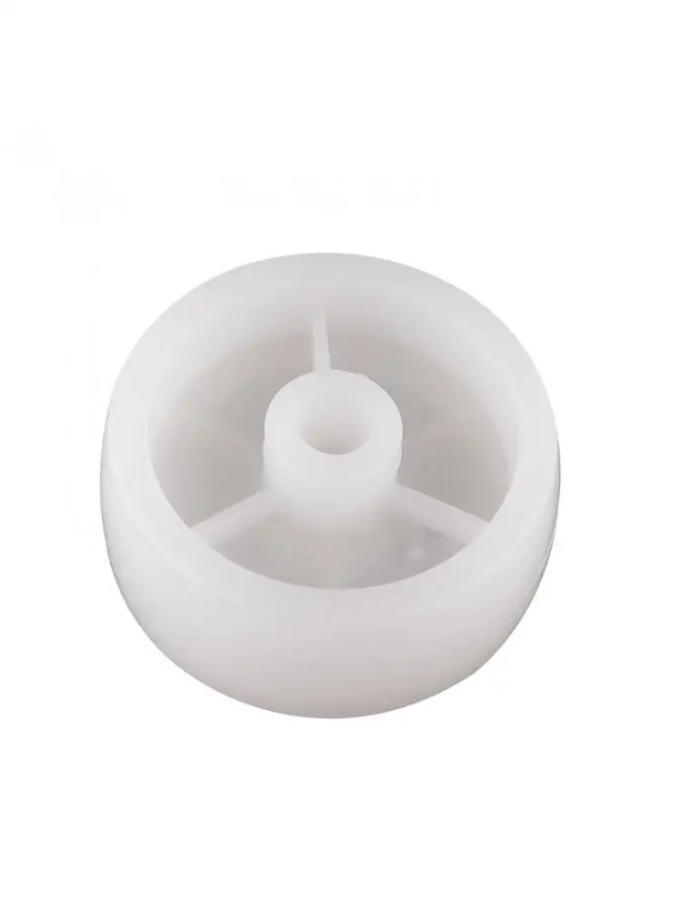 (4 Packs)/Lot 2 Inch Caster Single Wheel Diameter 50mm Plastic Nylon Light White Pp Smooth