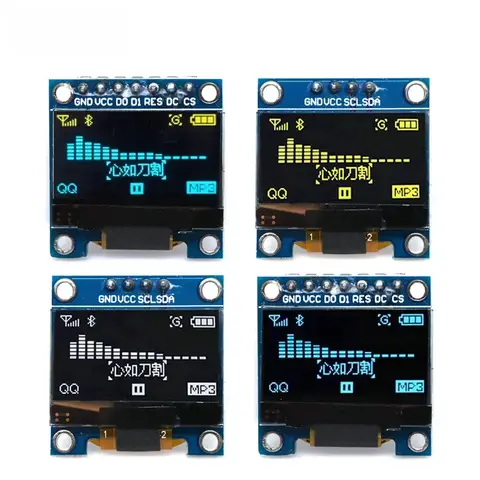 1-10pcs Original 0.96 inch oled IIC Serial White OLED Display Module 128X64 I2C SSD1315 12864 LCD Screen Board For Arduino