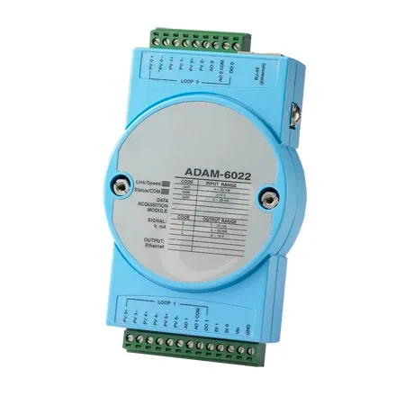 

Advantech ADAM-6022-A1E Ethernet-основанный на двойной-контроллер контура