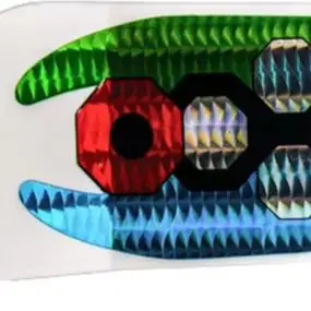 21cm Trolling Diver Salmon Flash Lure Fish Shaped Resistant ABS Bait With Bearing Swivel For Ring For Deep Sea Fishing Tackle Ac