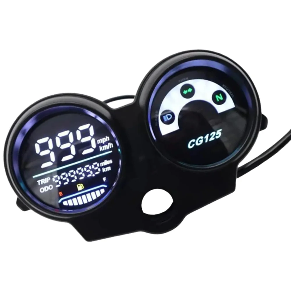 1pc Motorcycle Digital Speedometer For Honda CG125 Titan Fan Brazil Market ABS Plastic and Copper Alloy Durable accessories