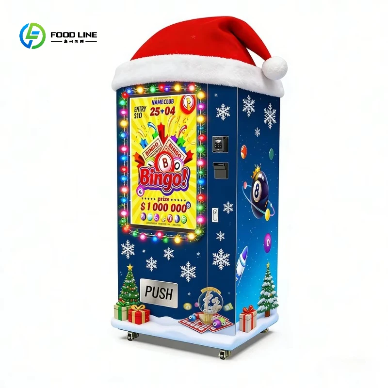 Lottery Cards Vending Machine with Card Payment Raffle Ticket Dispenser Self-service Store Retail  Customized FL Wholesale