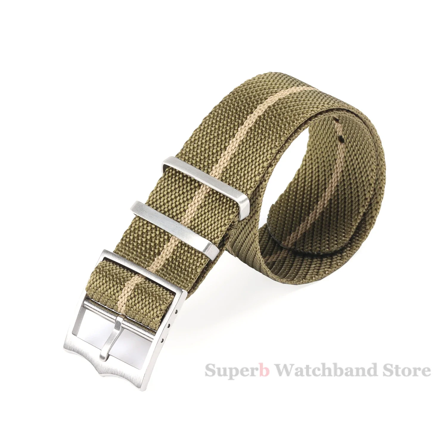 20mm 22mm Premium Nylonarmband für Tudor Canvas Militäruhrenarmband für Seiko Stoffarmband für Rolex-Armband Bronzeschnalle