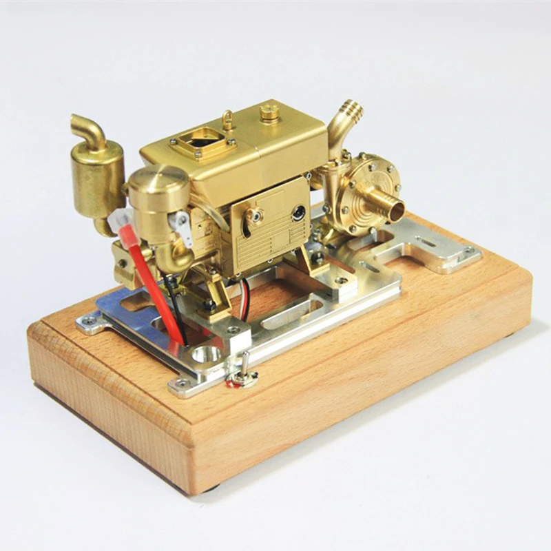 Pure Copper Diesel Engine Model Modified Pumping Unit Model Gasoline Engine Suitable for RC Car TOY