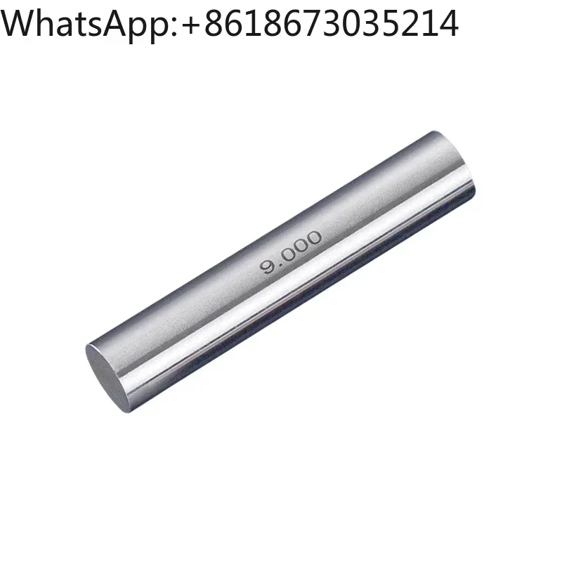 

White steel needle high precision 0.001 pin plug pass stop gauge pin gauge bearing steel measuring rod set