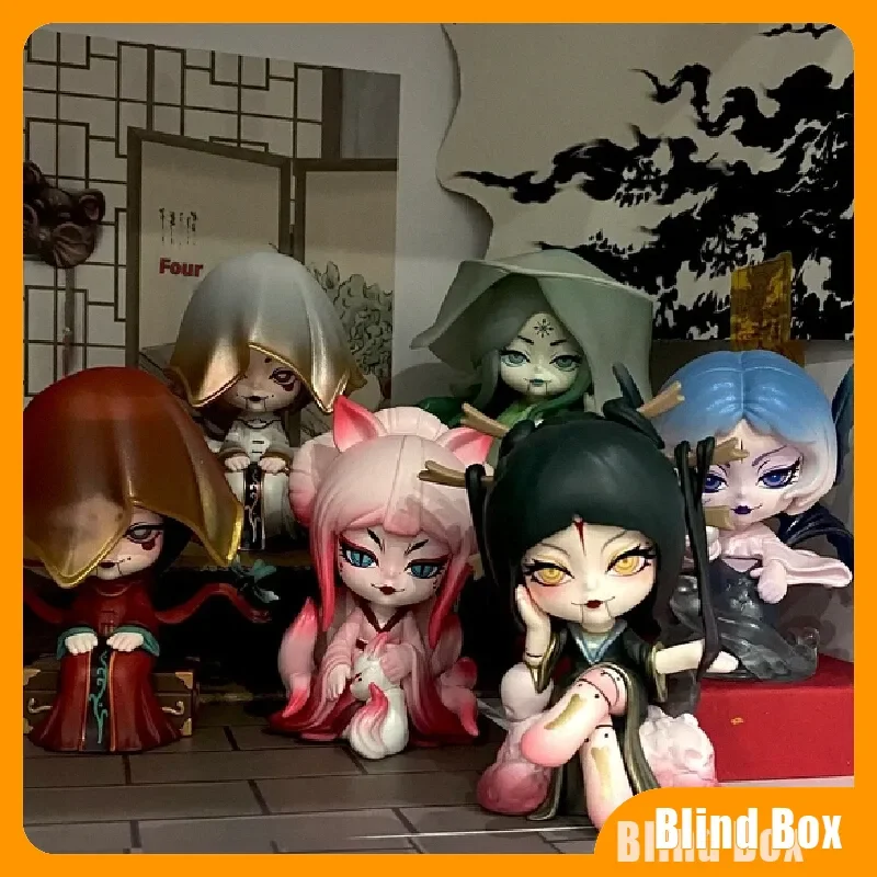 

Kayla X Dark Fairy Tale Series Blind Random Box Kawaii Anime Action Figure Caixa Caja Surprise Mystery Desktop Model Gifts Toys