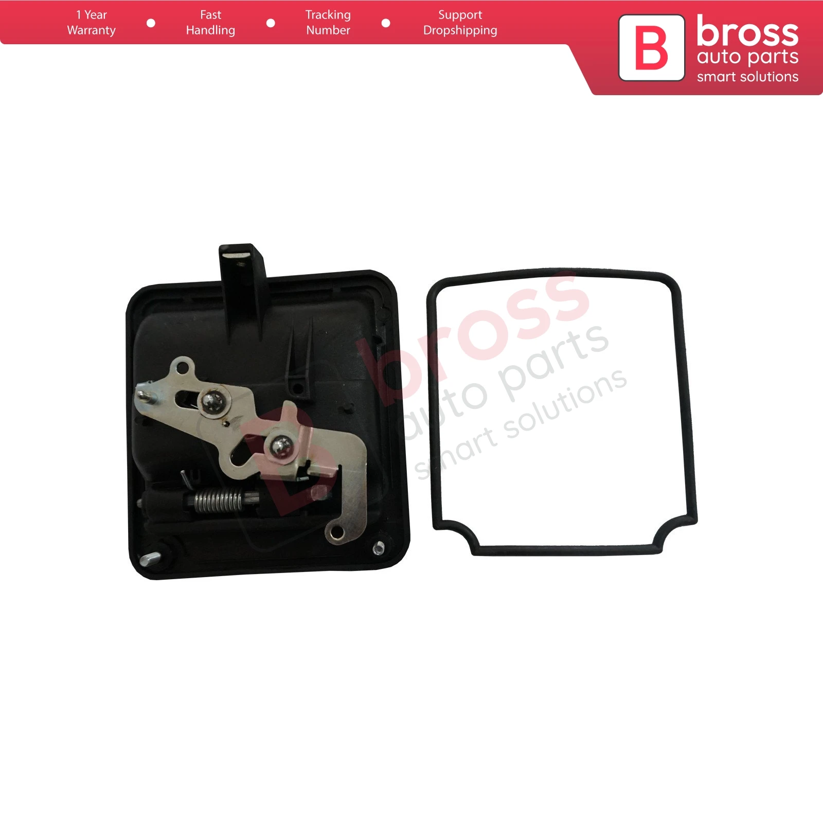 

Bross Auto Parts BDP809 Right Side Sliding Door Outer Exterior Handle 9101.E5, 9101E5, 1301418808 for Ducato Jumper Relay Boxer