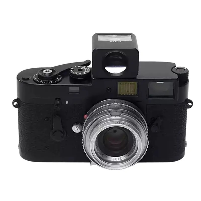 AA84 Optical Waist Flat Viewfinder For Reflx Lab Rangefinder Camera Light Meter Silver