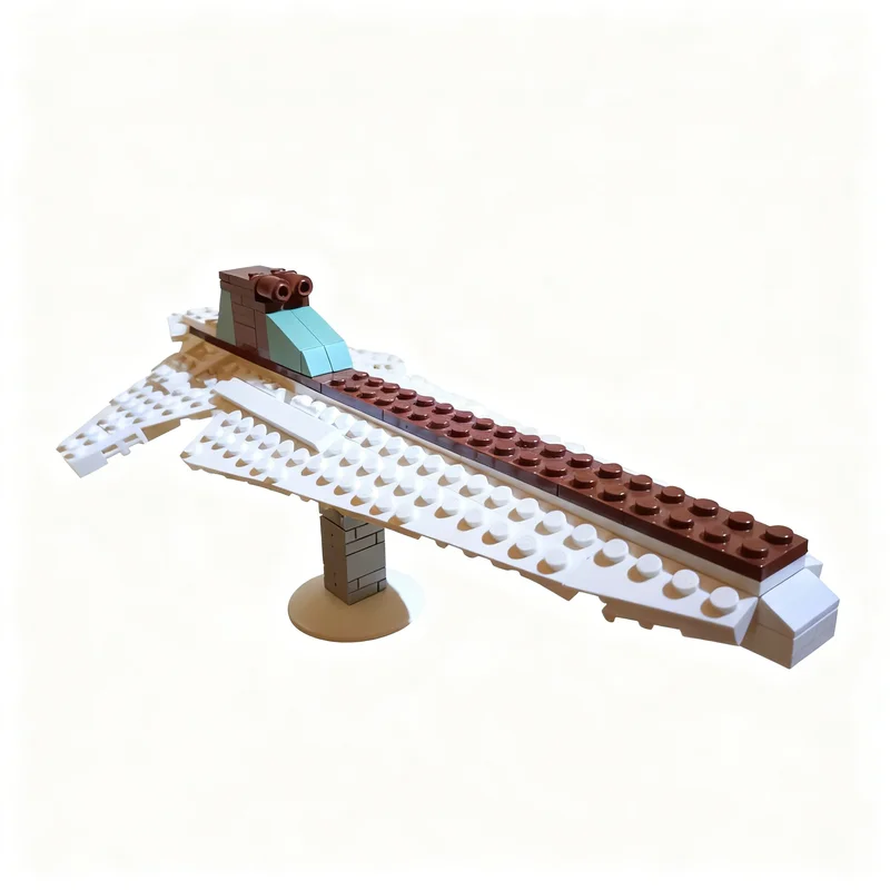 129-delige MOC Republic Venator Class Attack Cruiser Star Battle modelbouwstenen speelgoed constructie idee kerstcadeaus kinderen