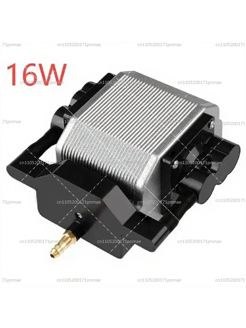 12V 24V 16W DC Aquarium Air Pump Ultra Quiet Strong Flow Adjustable for Pond Fish Tank Marine Pool