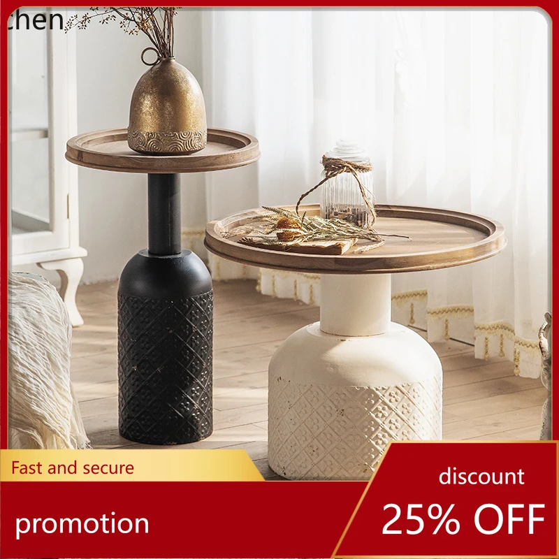 HT art créatif bord rond en fer forgé coin quelques vieux bois massif en fer forgé travail du bois