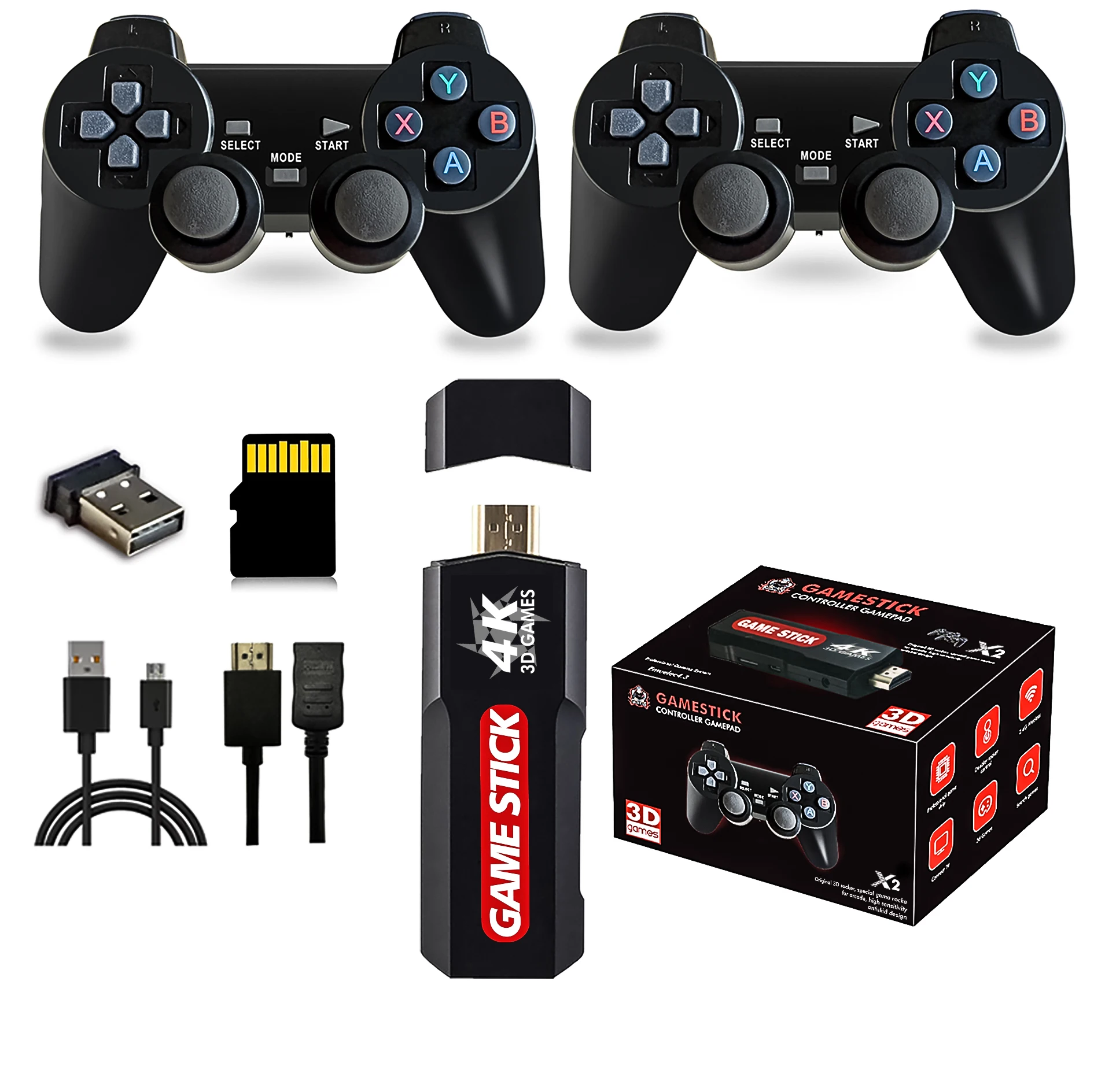 Retro Gaming Hdmi Stick - X2 Retro 4K TV Game Stick,