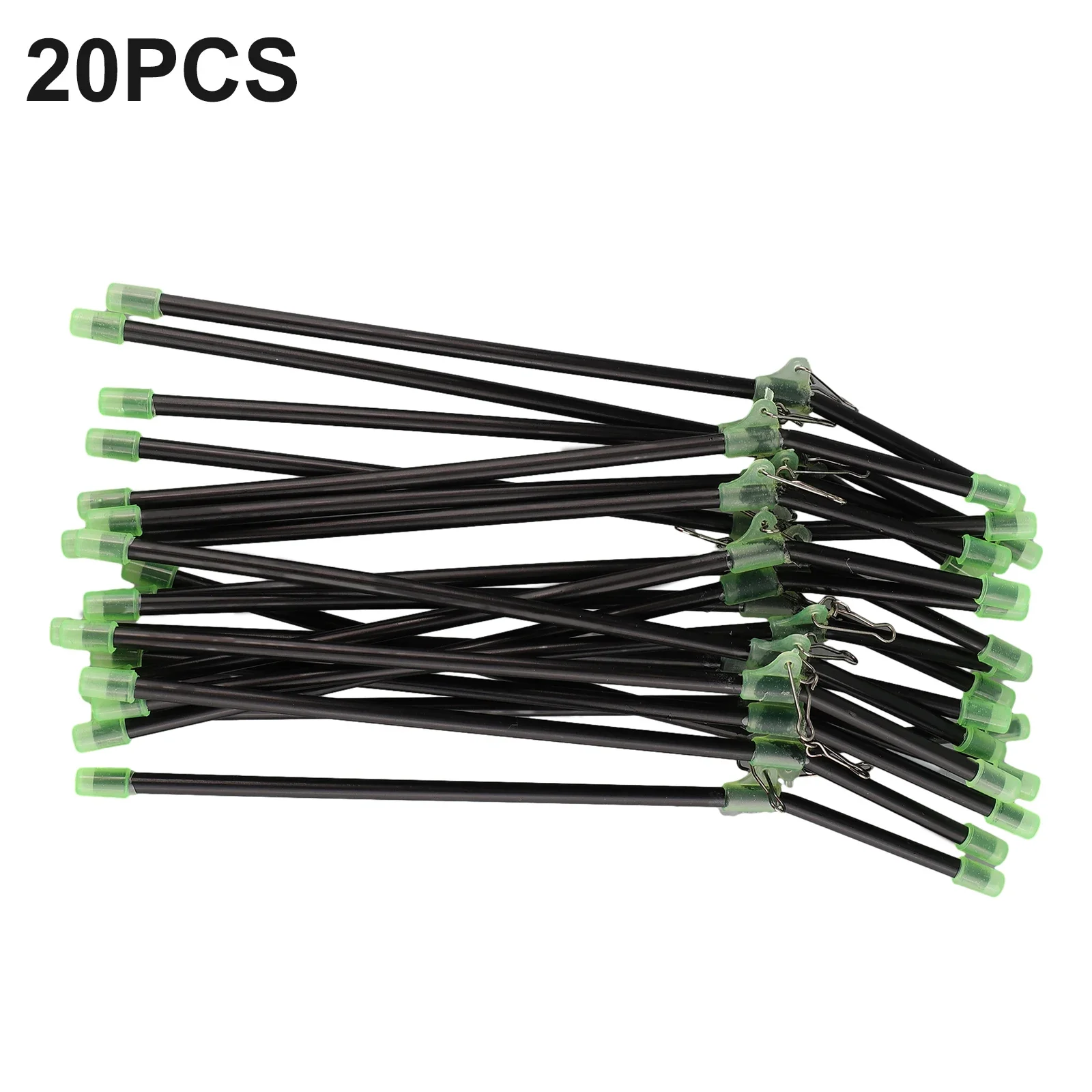 

20pcs Fishing Anti-Winding Feeder Boom Luminous Anti-Winding Boom With Snap Tube Balance Connector Tackles Fishing parts Tools