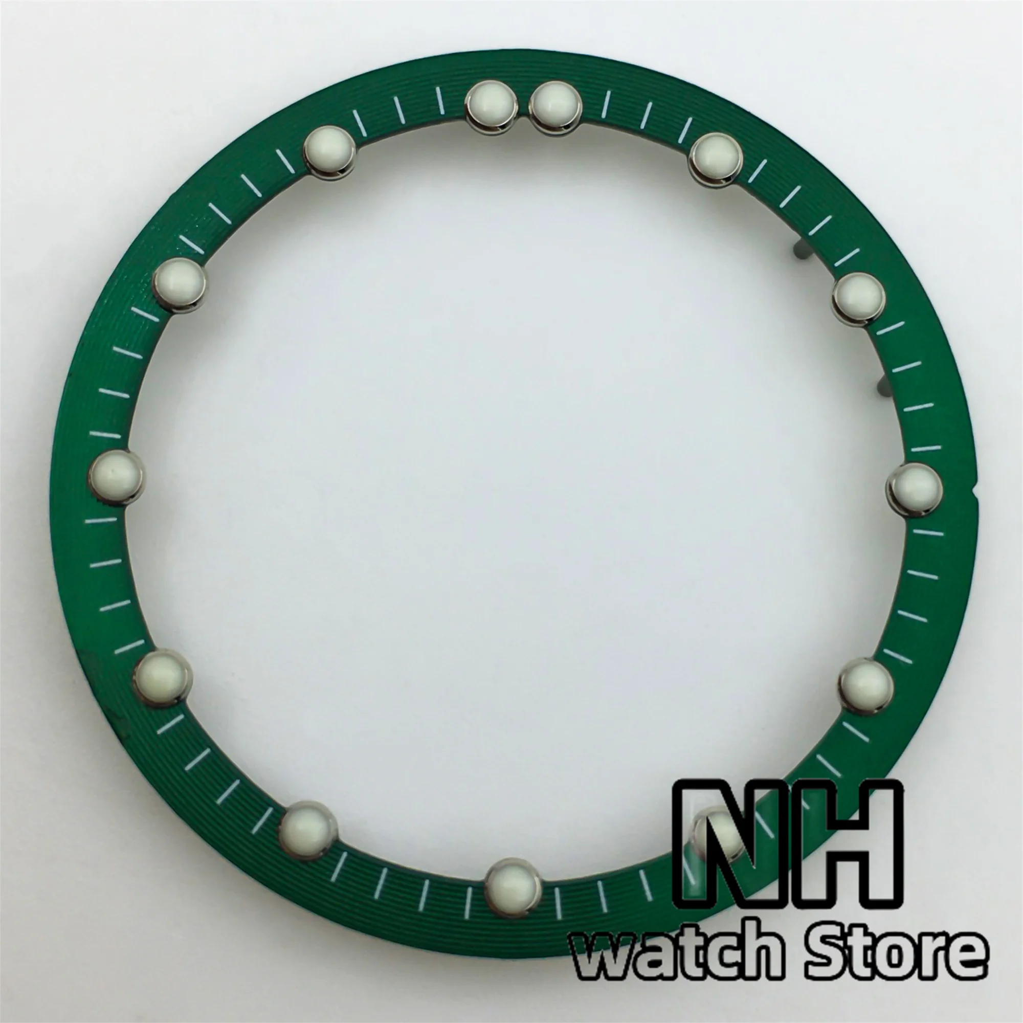 NH 29mm*24.5mm Watch Dial Circle Plate For NH70 NH72 Skeleton Movement Hollow Dial RIng C3 Luminous Watch accessories
