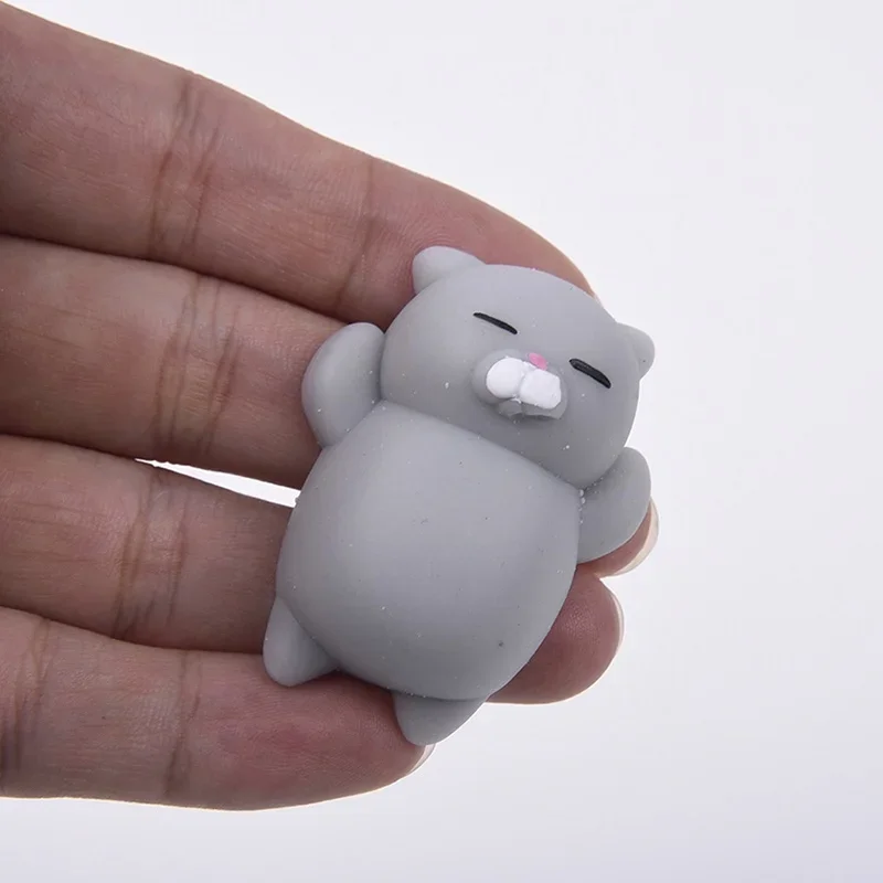 Super Cute White Squishy Seal Squishies Cat\'s Paw Funny Simulation Toys Gift Home Decoration Fairy Garden Soft Pinching Toying