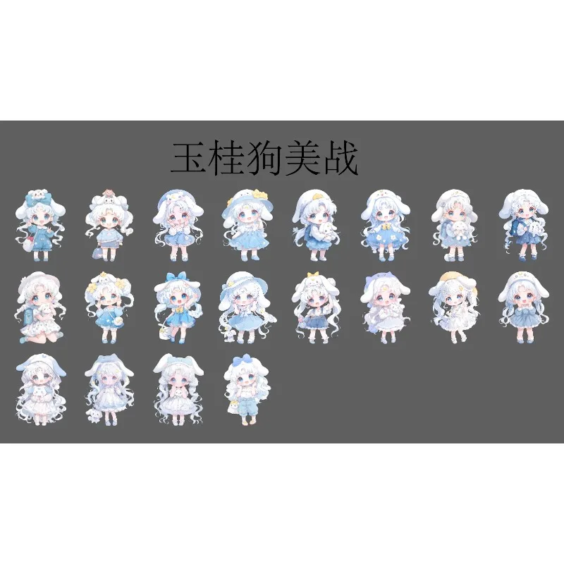 Japanese Animation Beautiful Girl Series Acrylic Collections Handmade DIY Accessories Materials Ornaments Keychain Pendants