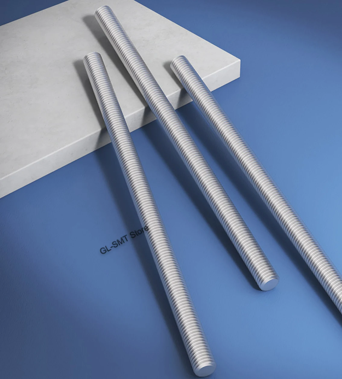 M3-M12 Zinc Plated Full Threaded Rod Metric Wire Screw Rod Bolt Bar Studs Carbon Steel Length 12mm-190mm