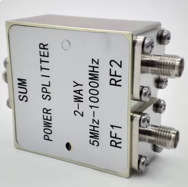 One-to-two Power Splitter 5MHz to 1000MHz RF Power Splitter Splitter Wideband Design Low Insertion Loss