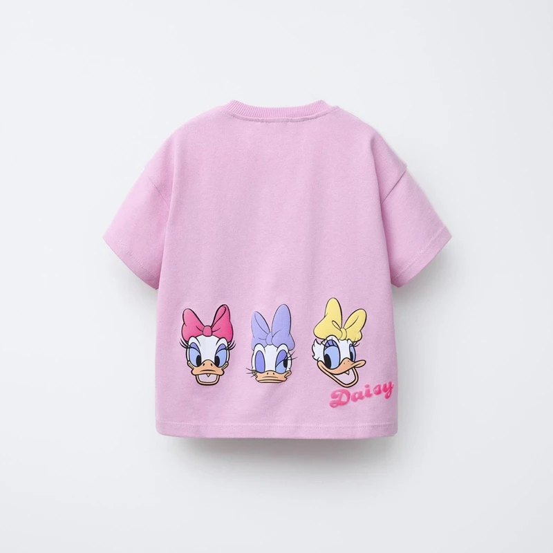 Cute T-shirt Printing Tees For 0-7Age Child New Short Sleeve Summer Clothing Cartoon Fashion Versatile Base Shirt Toddler Wear image 5