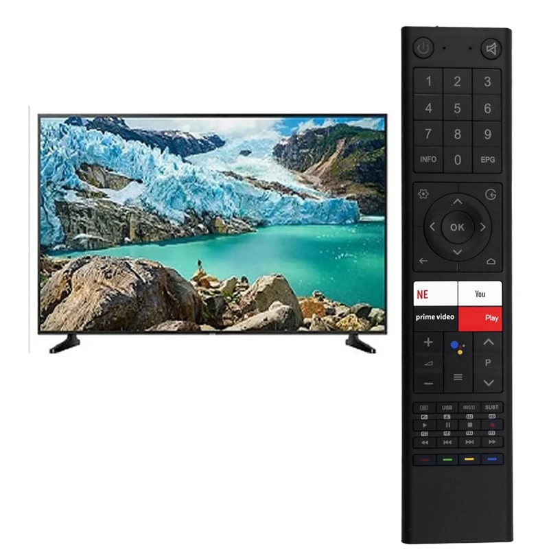 Télécommande vocale pour TV LCD CHIQ avec Bluetooth, remplacement GCBLTV02ADBBT