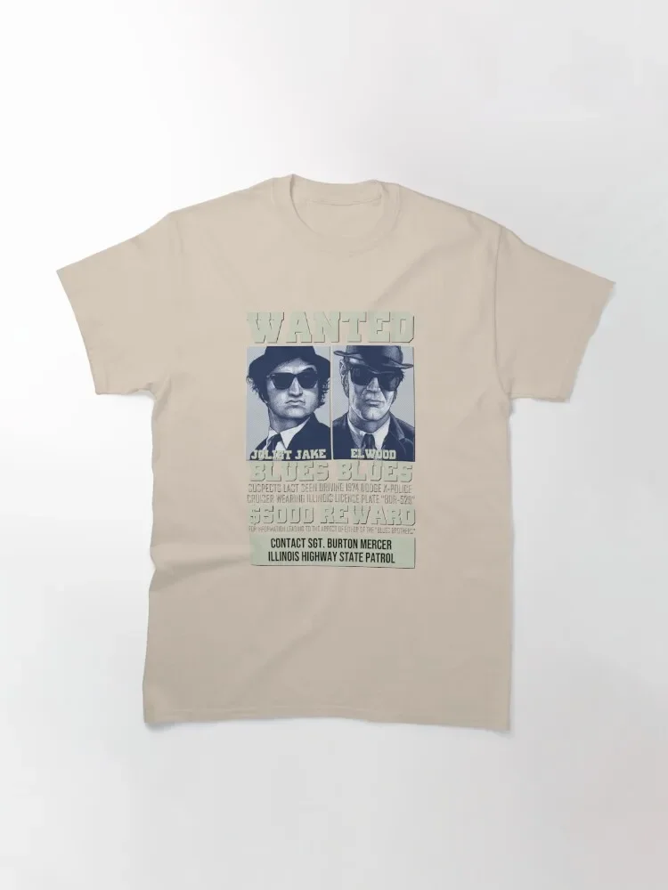 Blues Brothers - Wanted Ray Charles Vintage Musician Classic T-Shirt Custom Aldult Teen Unisex Digital Printing Tee Shirts