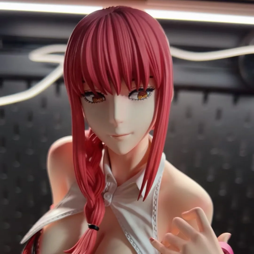 Chainsaw man figure Machima GK sitting posture large-scale two-dimensional beautiful girl animation figure model ornament