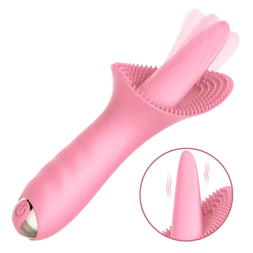 Women's Delight Tongue Licking Vibrator Stimulator Adult Toy