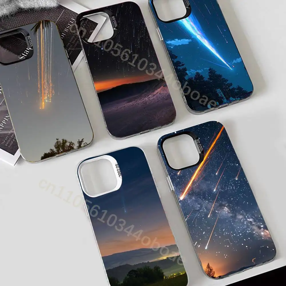 

Beautiful Meteor Phone Case For iPhone 17,16,15,14,13,12,11,Pro,Max,Plus Shockproof Cover
