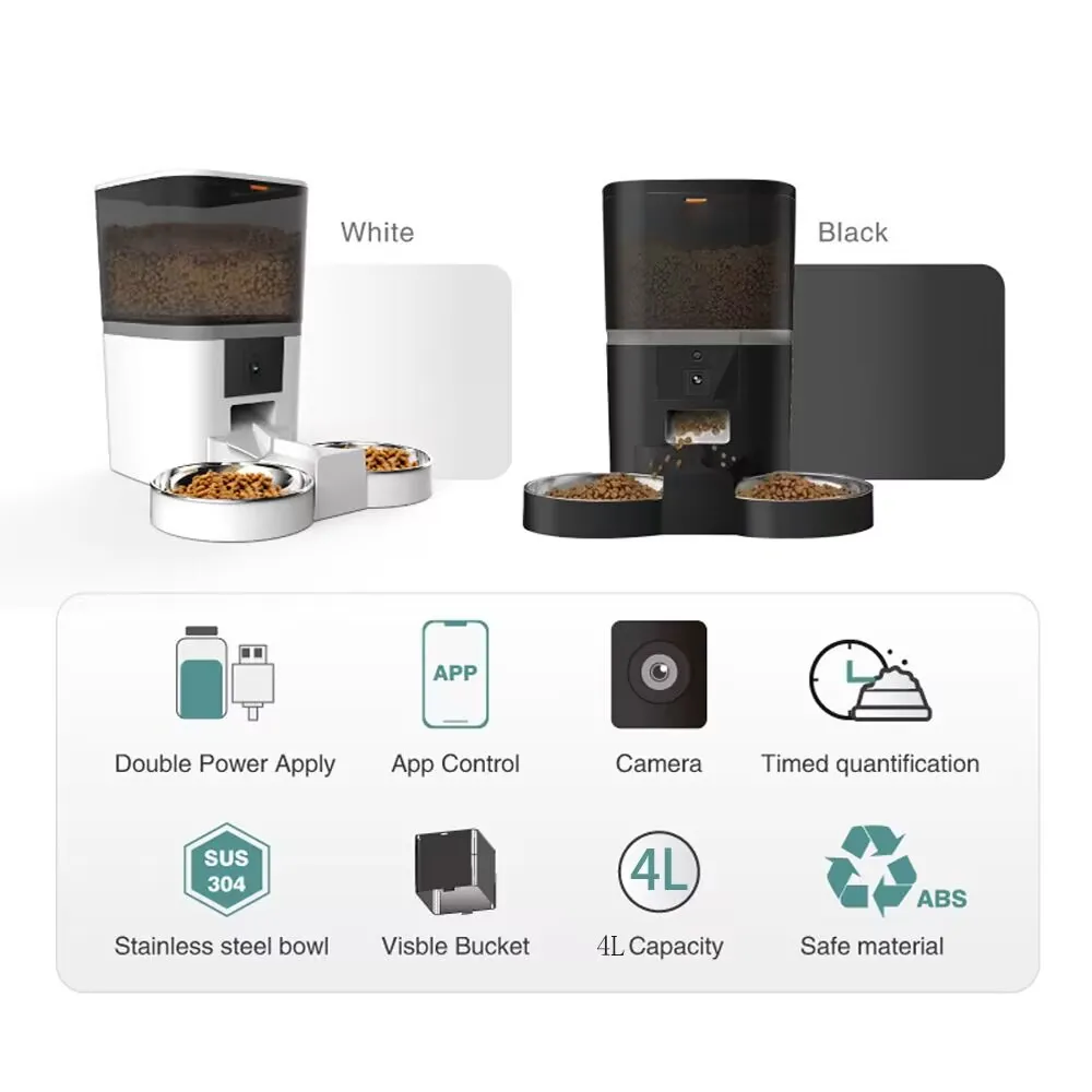 Automatic Pet Feeder With HD Camera 3