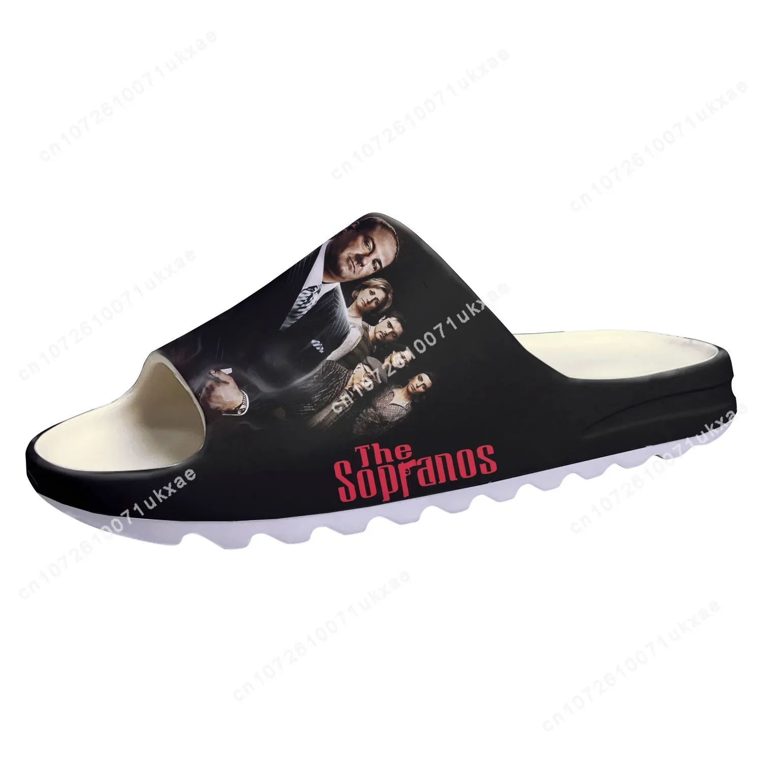 Sopranos Soft Sole Sllipers Home Clogs Tony Soprano Gandolfini Step On Water Shoes Mens Womens Teenager Step in Custom Sandals