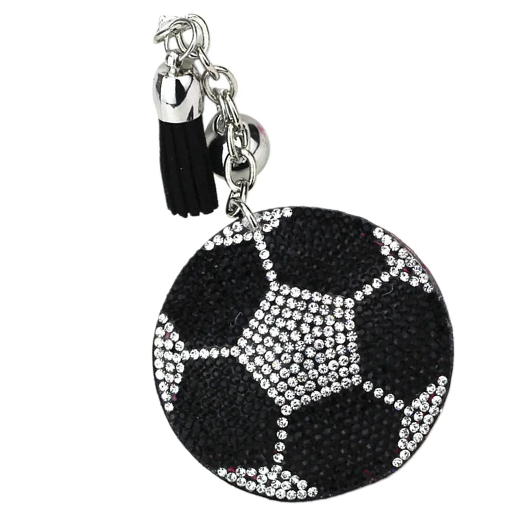 

Football Keychain Creative Sports Ball Keyring Mini Keychains for Bag Exquisite Party Gifts Baseball Wood Chip Pendant