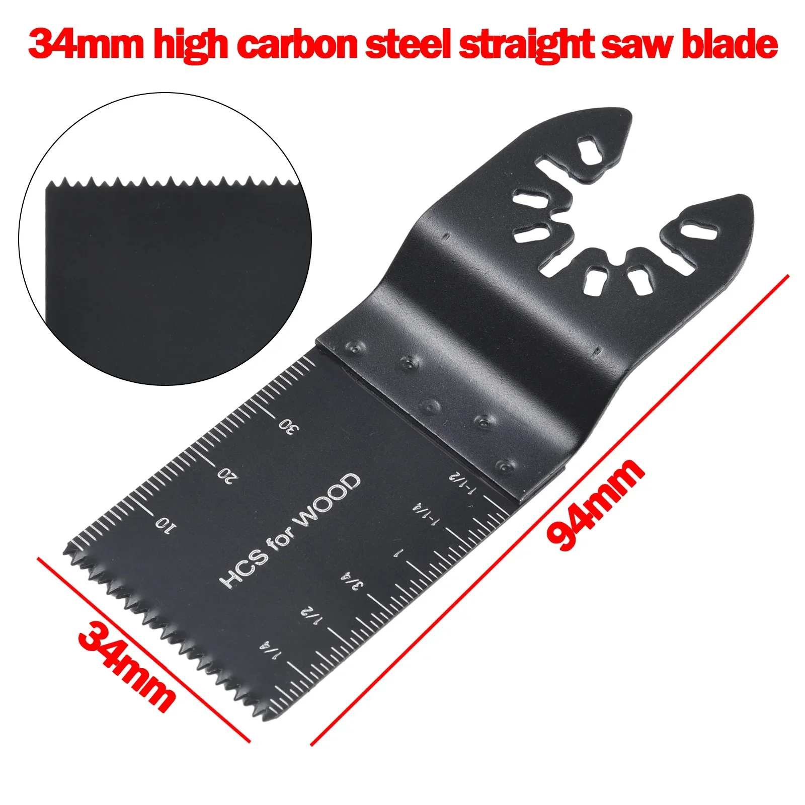 34x93mm -Titanium Oscillating Blades Multitool Oscillating Saw Blades Tools Accessories For Wood Hard Material Metal