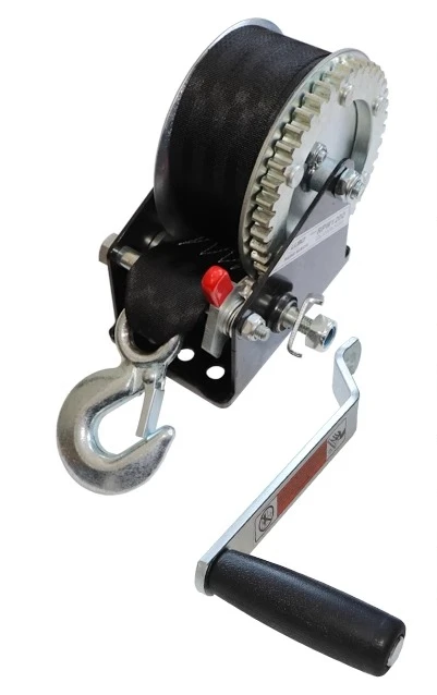 

Hand-cranked winch, winch braided belt, 1200/2000 pound portable winch, powerful trailer winch accessories Boat Trailer Winch