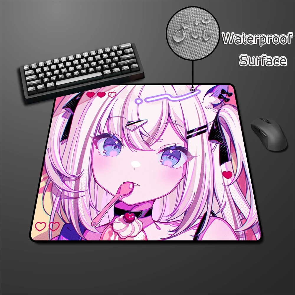 

Милый коврик для мыши с ультратонкой поверхностью для девочек в стиле аниме, Kawaii, коврик для ноутбука, стола, 45*40 см, коврик для мыши с запирающимся краем, балансирующий коврик для компьютерной мыши
