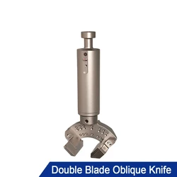 TOP CNC CLT91169 Double Blade Oblique Knife Vibrating Knife Cutter for Soft Glass PVC Honeycomb Board KT Board